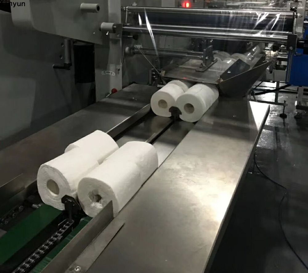 Automatic toilet paper three dimension packing machine