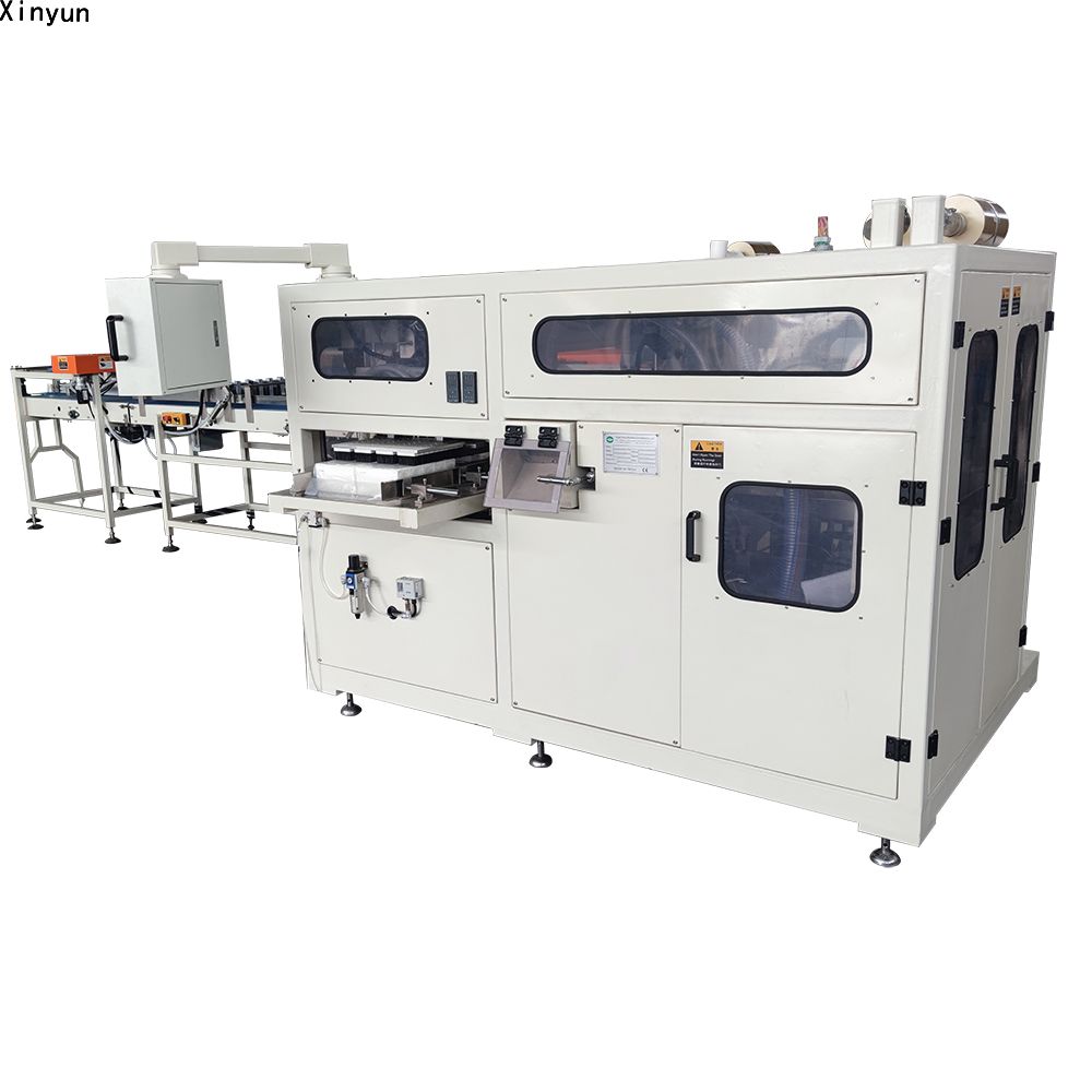Full automatic facial tissue paper bundle packing machine