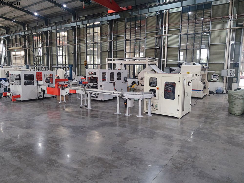 full automatic facial tissue paper machine production line