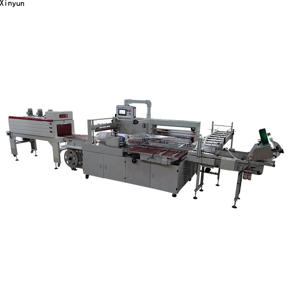 High Speed Labeling Maxi Roll Paper Shrink Packing Machine