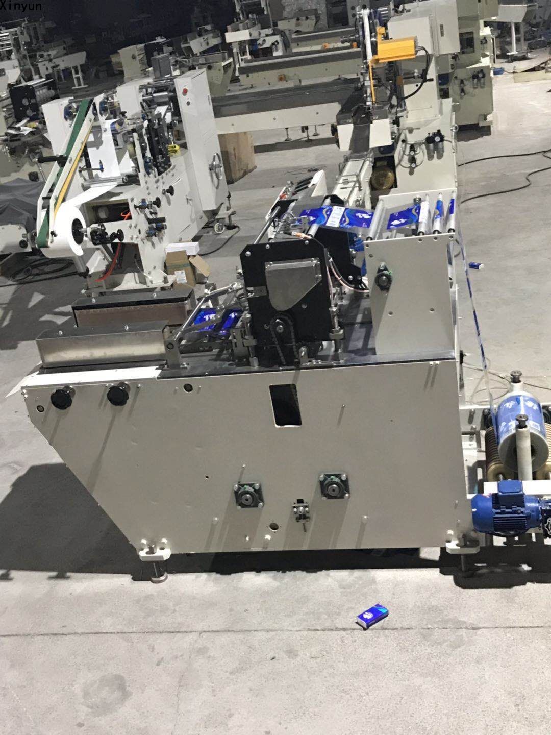 Automatic handkerchief tissue paper making machine production line