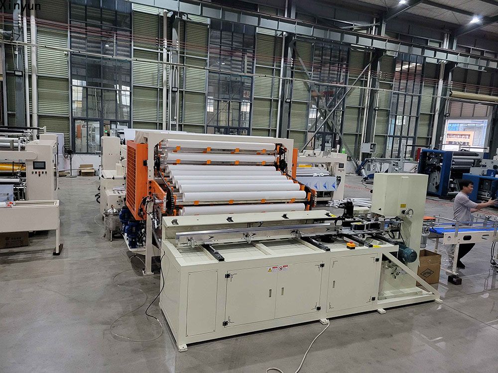 Automatic kitchen towel paper toilet paper making machine production line