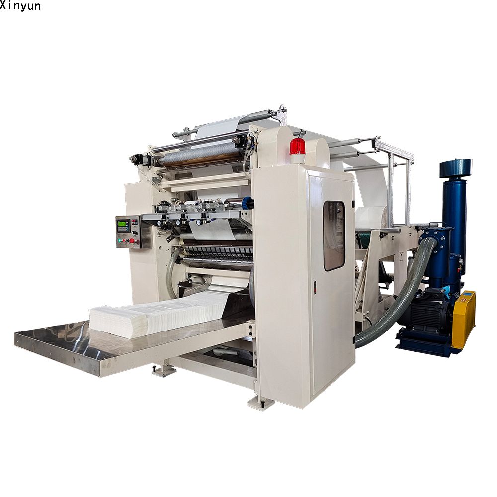 Low price V fold hand towel paper facial tissue machine