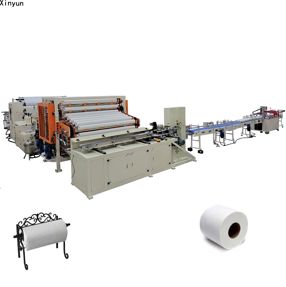 Automatic small toilet paper kitchen towel paper making machine production line
