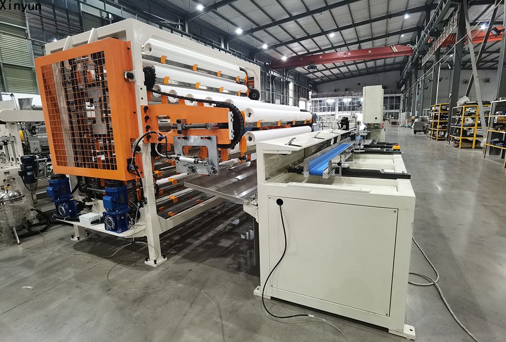 Automatic small toilet paper kitchen towel paper making machine production line