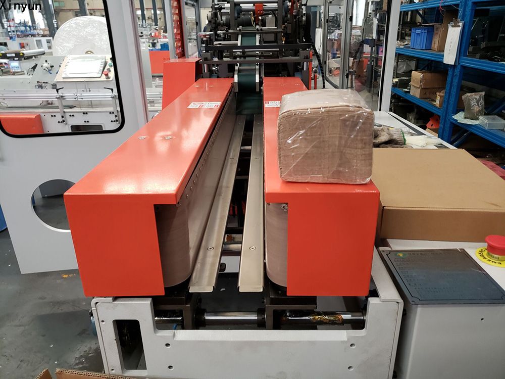 Automatic transferring napkin tissue machine production line
