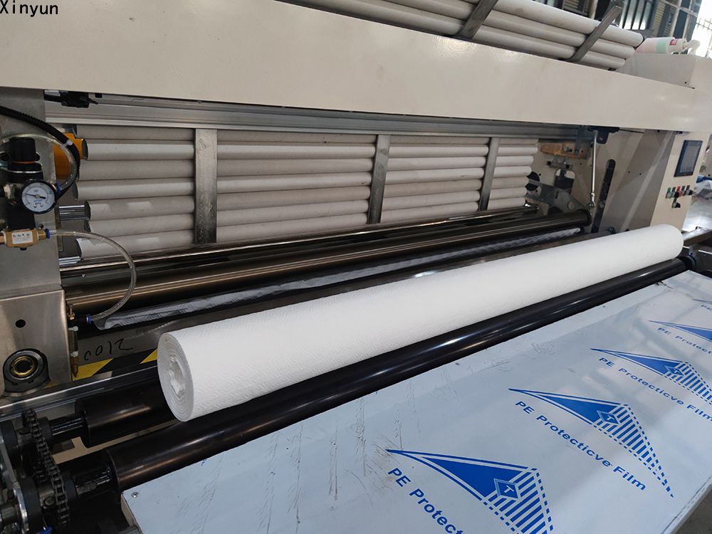 2800 mm automatic toilet paper maxi roll paper and kitchen towel paper rewinding machine